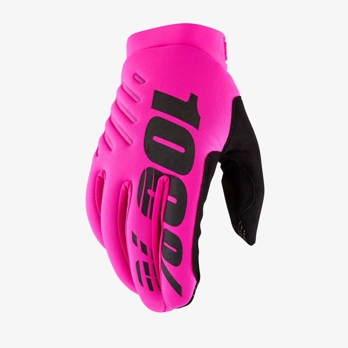 Guanti 100% BRISKER Donna Rosa/Nero