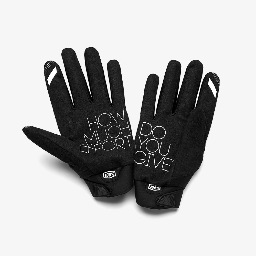 Guanti 100% BRISKER Nero