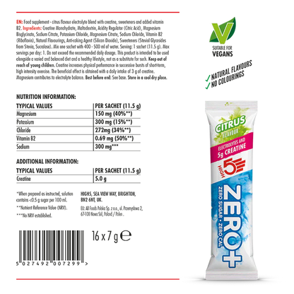 Stick d'idratazione HIGH 5 ZERO+ CREATINE (11.5g) Limone