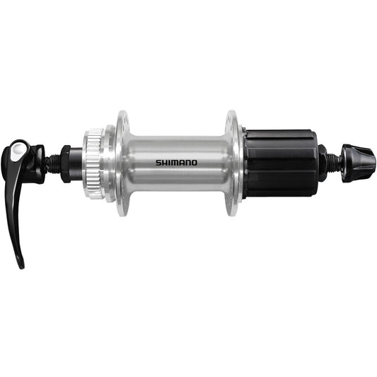 Mozzo Posteriore SHIMANO FH-QC400 - Edizione Argento Lucido