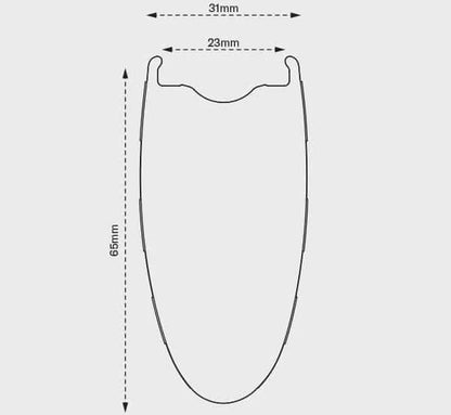 Coppia di Ruote SCOPE Race R6 Tubeless Ready (Centerlock) Nera