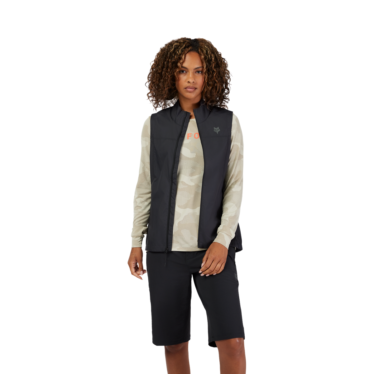 Gilet FOX RANGER WIND da donna nero 2026 - vista 3