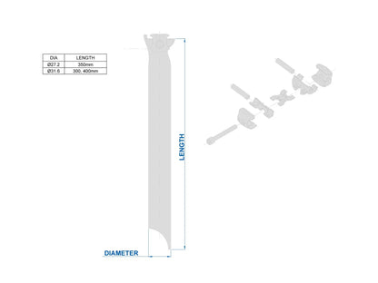 Reggisella RITCHEY WCS ONE-BOLT Dritto