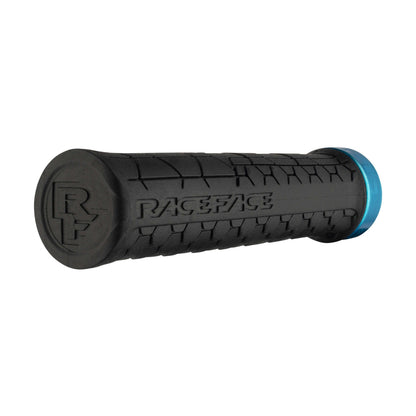 Grip RACE FACE GETTA Lock-On 135mm Nero/Turchese