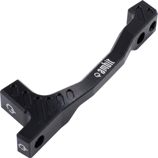 Adattatore per pinza freno anteriore / posteriore PM/PM AMBIT +20 mm (180-200 mm) nero