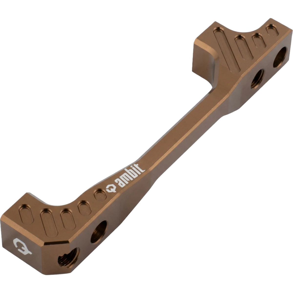Adattatore per pinza freno anteriore/posteriore PM/PM AMBIT +40 mm marrone