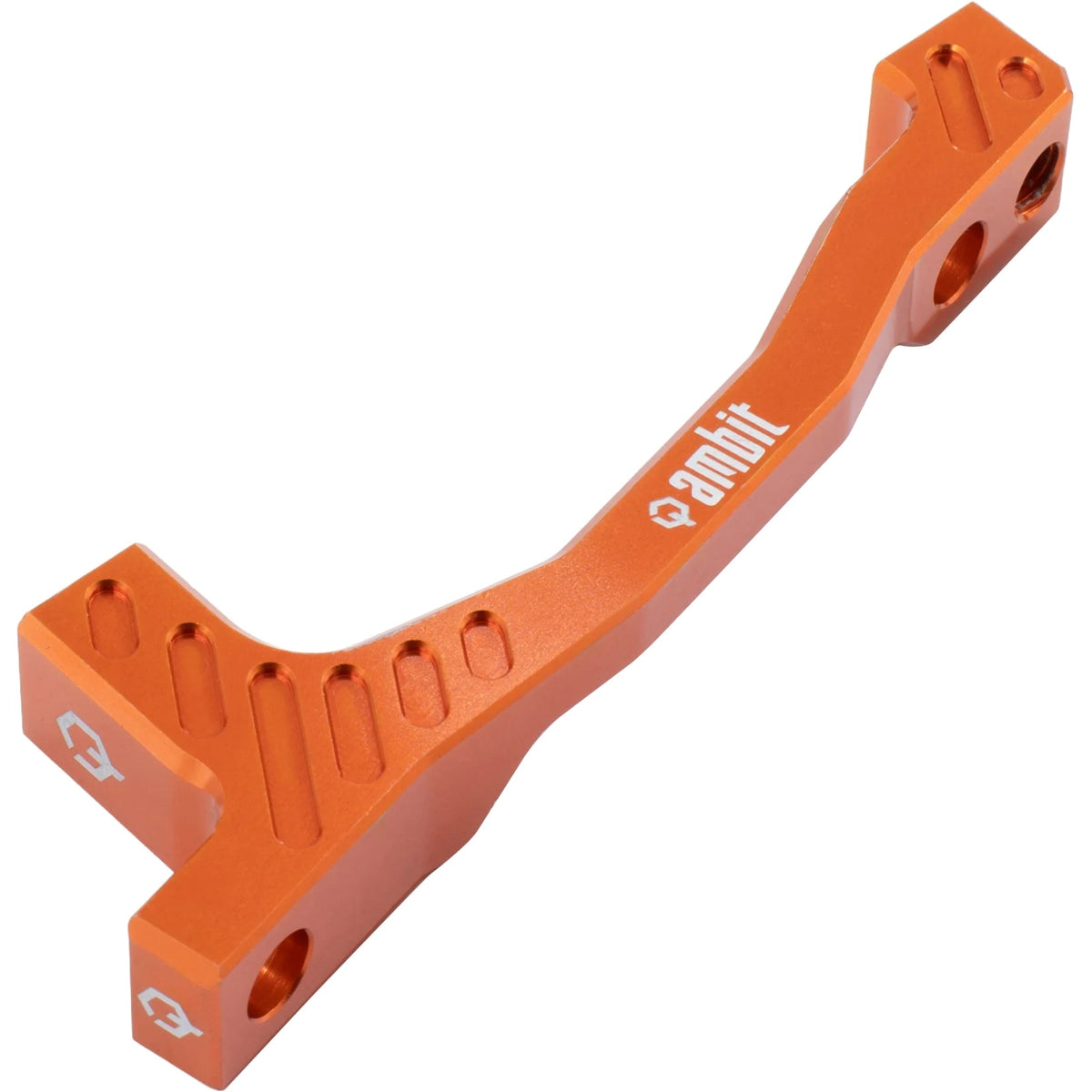 Adattatore pinza freno anteriore/posteriore PM/PM AMBIT +20 mm (180-200 mm) arancione