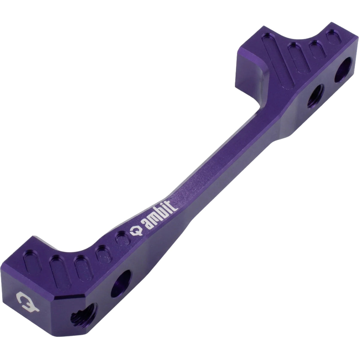 Adattatore per pinza freno anteriore/posteriore PM/PM AMBIT +40 mm viola