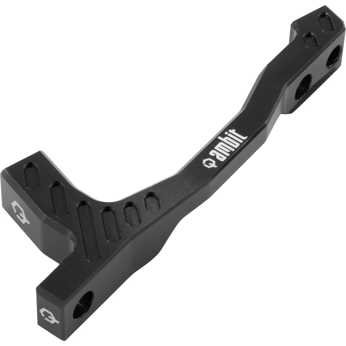 Adattatore pinza freno anteriore/posteriore PM/PM AMBIT +20 mm (140-160 mm) nero