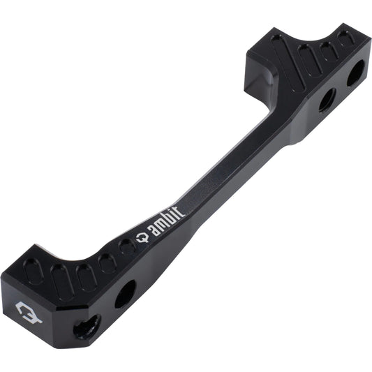 Adattatore per pinza freno anteriore/posteriore PM/PM AMBIT +40 mm nero