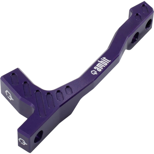 Adattatore pinza freno anteriore/posteriore PM/PM AMBIT +20 mm (140-160 mm) viola
