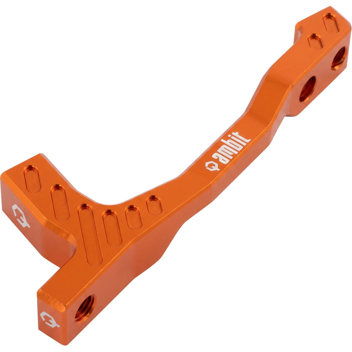 Adattatore pinza freno anteriore/posteriore PM/PM AMBIT +20 mm (140-160 mm) arancione