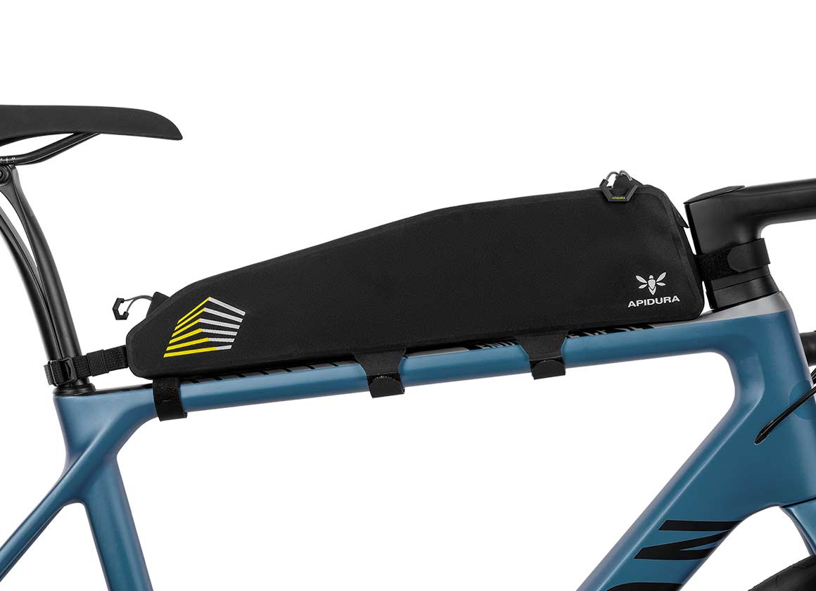 APIDURA RACING SACCO TUBO TOP LUNGO 2 L Borsa telaio Nero