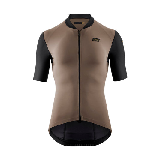 Maglia ASSOS EQUIPE RS S11 a maniche corte nero/beige