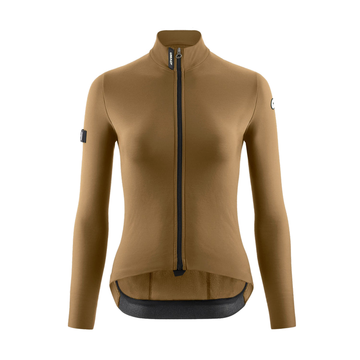 Maglia da donna ASSOS UMA GT SPRING FALL C2 a maniche lunghe color bronzo cenere