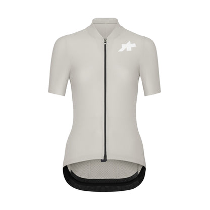 Maglia da donna ASSOS UMA GT S11 EVO a maniche corte color latte di mandorla