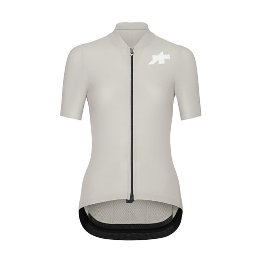 Maglia da donna ASSOS UMA GT S11 EVO a maniche corte color latte di mandorla