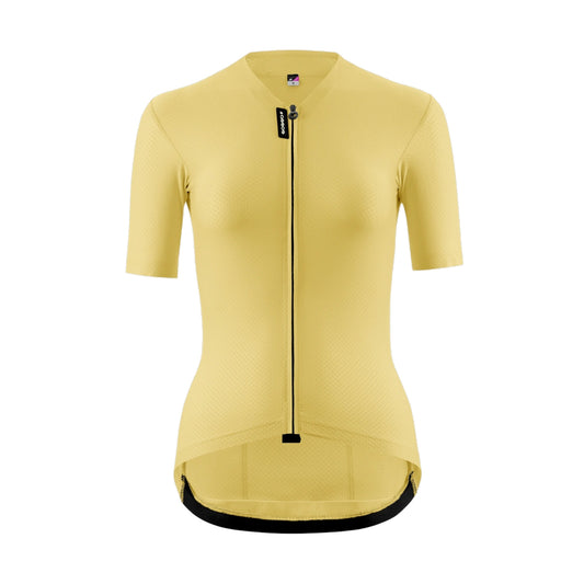 Maglia da donna ASSOS DYORA R S11 a maniche corte gialla