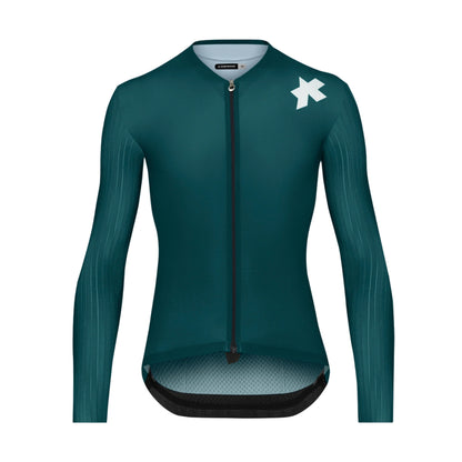 Maglia ASSOS EQUIPE RS S11 a maniche lunghe color petrolio
