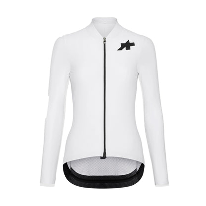 Maglia ASSOS UMA GT S11 EVO da donna a maniche lunghe bianca