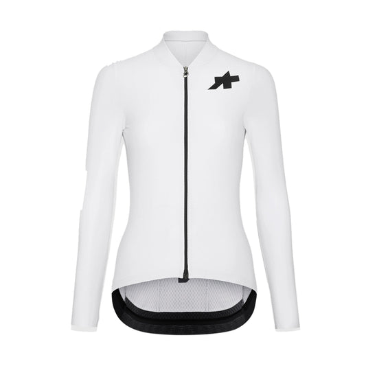Maglia ASSOS UMA GT S11 EVO da donna a maniche lunghe bianca
