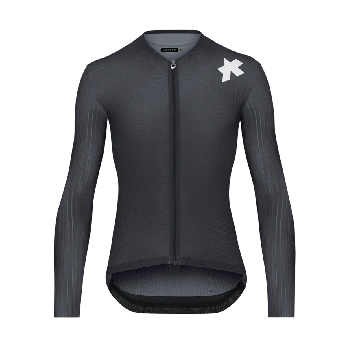 Maglia ASSOS EQUIPE RS S11 a maniche lunghe nera/grigia