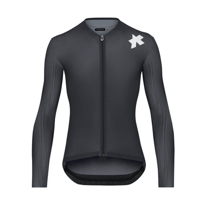 Maglia ASSOS EQUIPE RS S11 a maniche lunghe nera/grigia