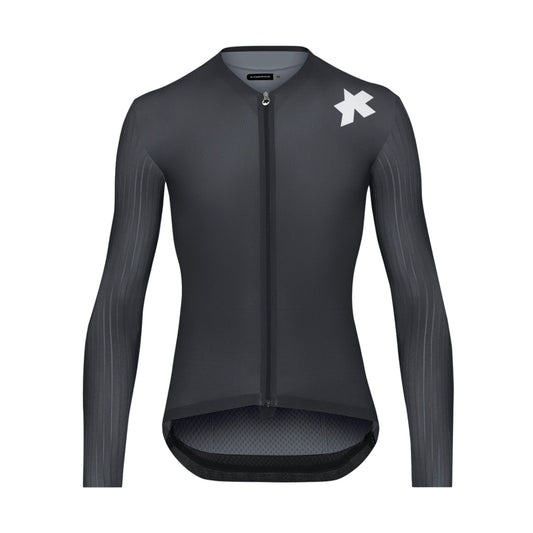 Maglia ASSOS EQUIPE RS S11 a maniche lunghe nera/grigia