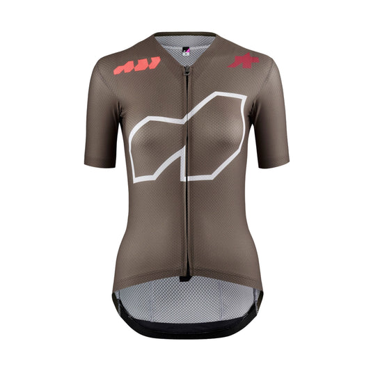 Maglia ASSOS DYORA R S11 We are the A a maniche corte da donna marrone