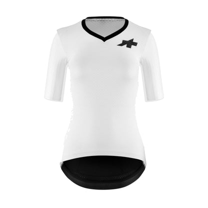 Maglia ASSOS DYORA RSV S11 da donna a maniche corte bianca