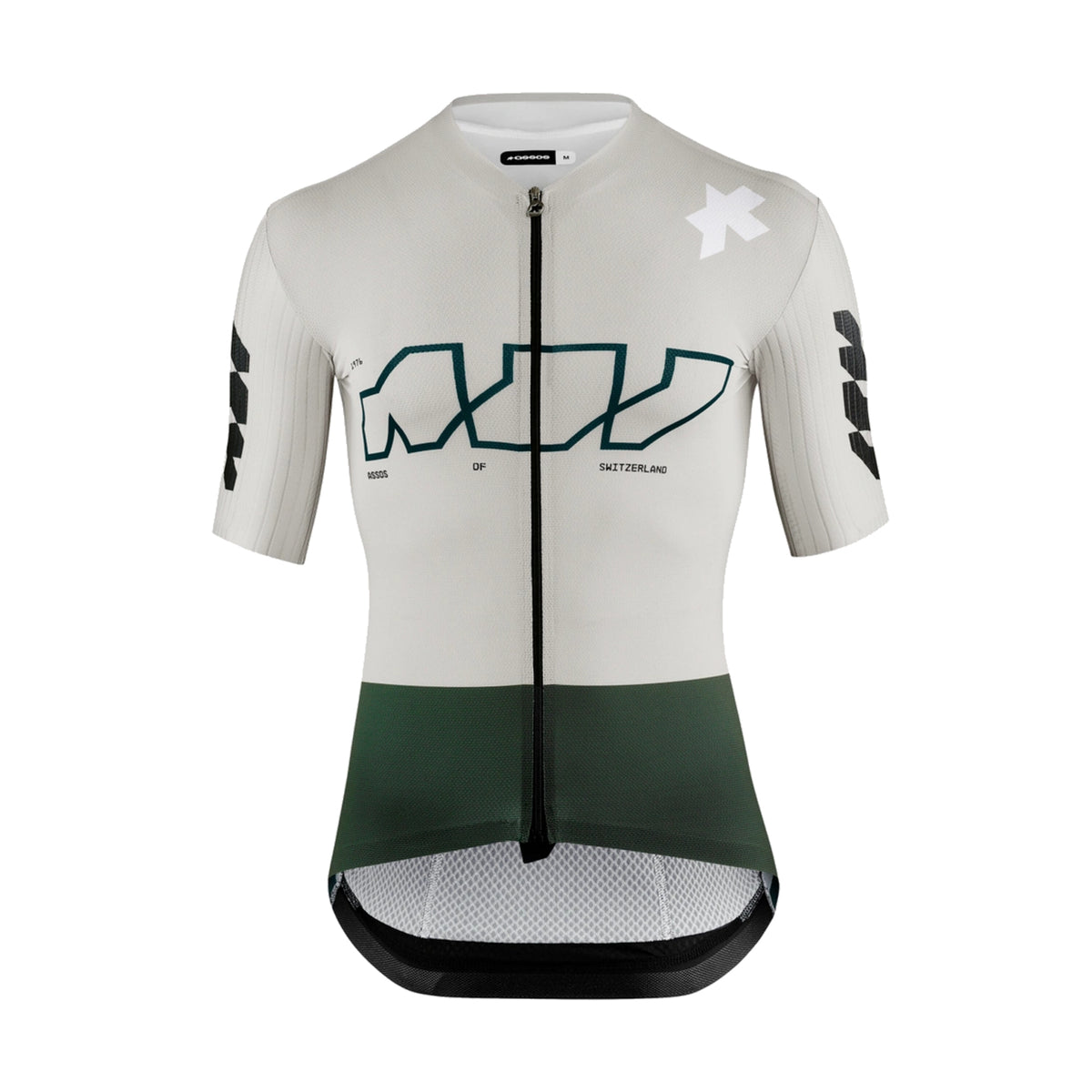 Maglia ASSOS EQUIPE RS S11 Something to Say a maniche corte bianca
