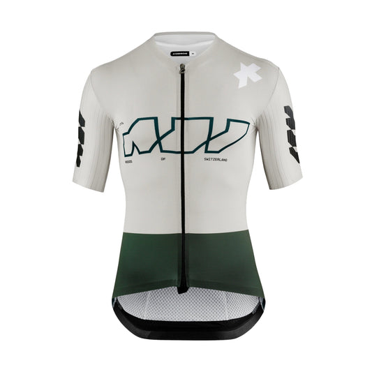 Maglia ASSOS EQUIPE RS S11 Something to Say a maniche corte bianca