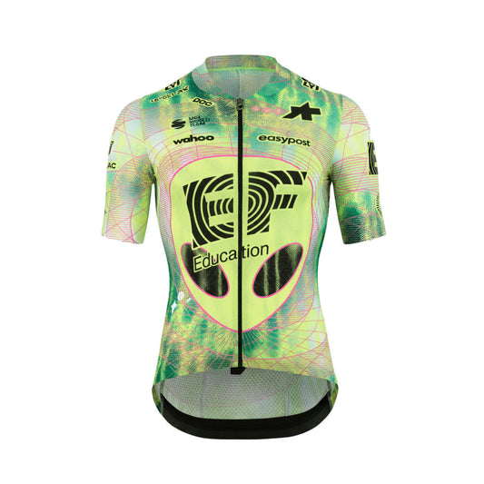 Maglia ASSOS MILLE GT S11 EVO EDUCATION FIRST a maniche corte verde/gialla