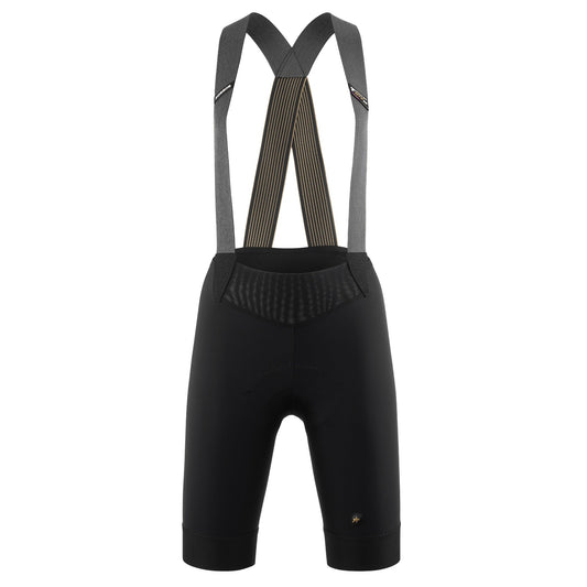 Salopette corta da donna ASSOS UMA GTV C2 EVO nera — sfondo bianco, 2000 x 2000