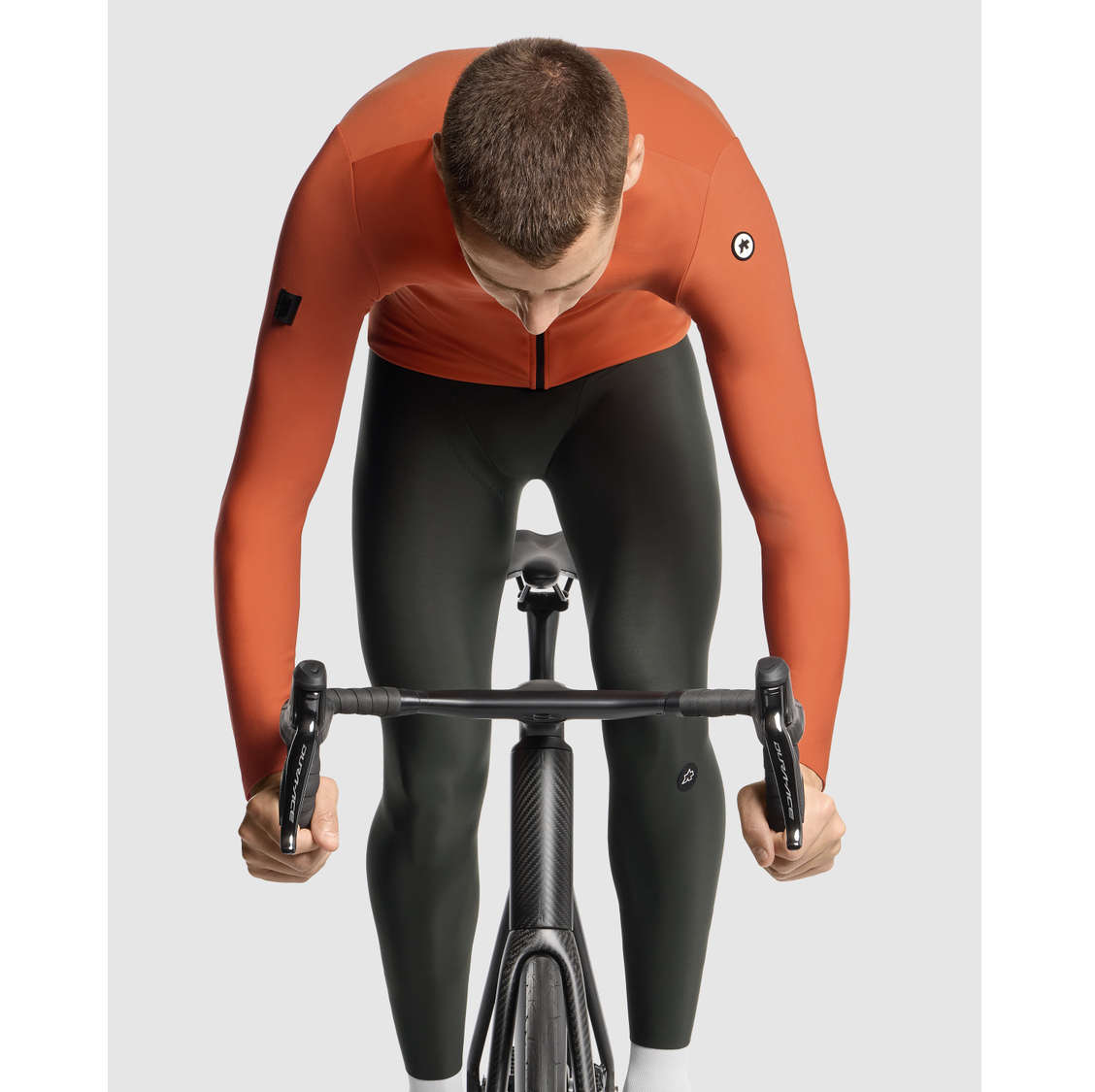ASSOS MILLE GT Maglia a maniche lunghe C2 marrone arrugginito