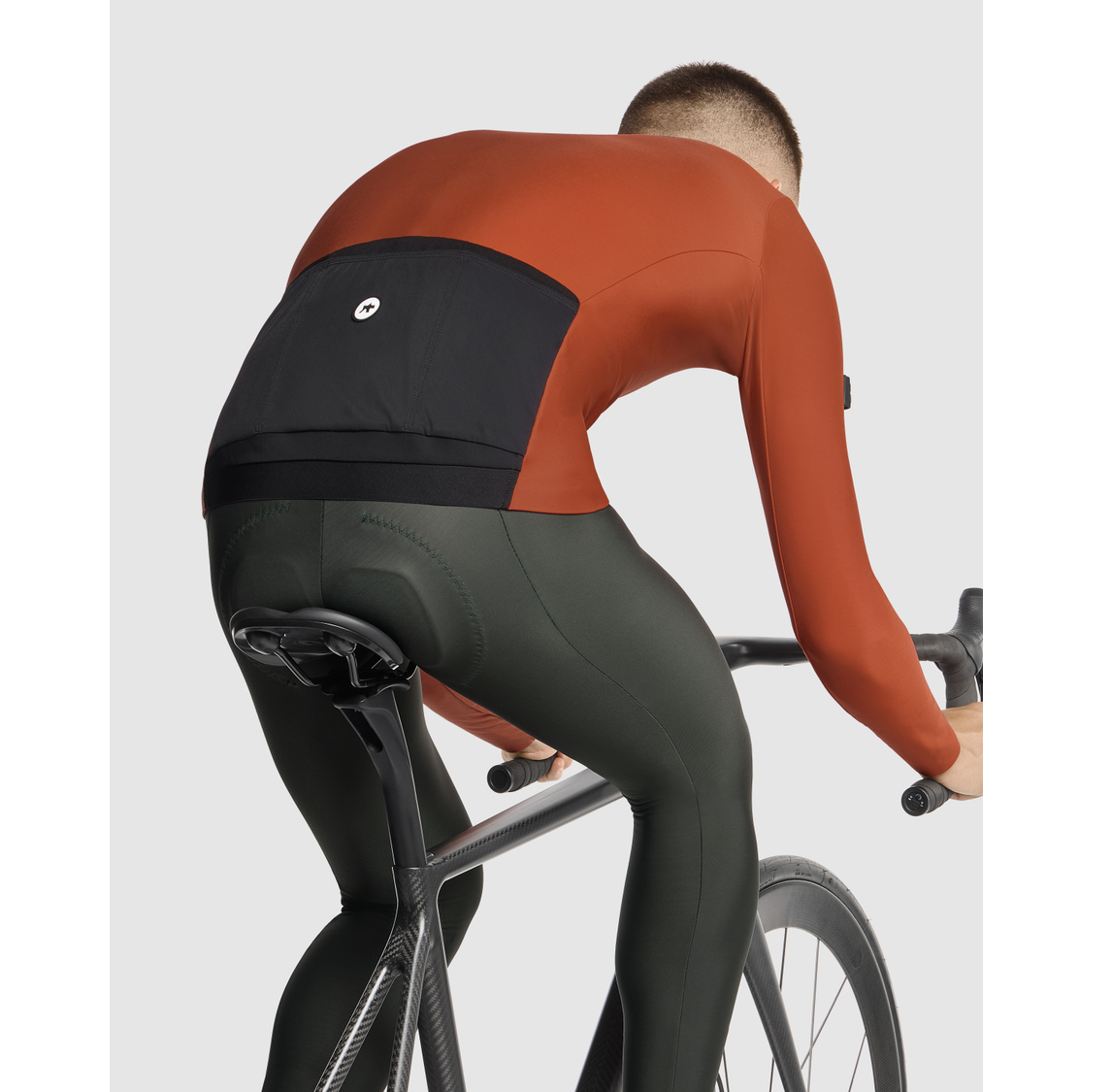 ASSOS MILLE GT Maglia a maniche lunghe C2 marrone arrugginito
