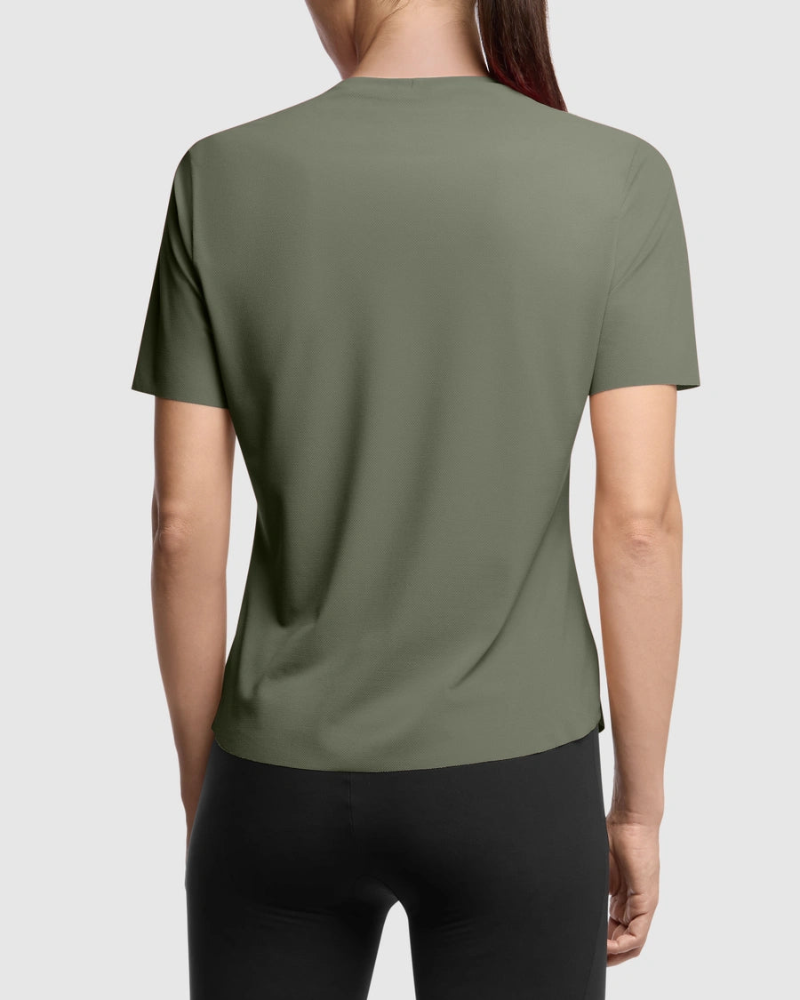 Maglia a maniche corte TACTICA POST RIDE T5 Donna Verde