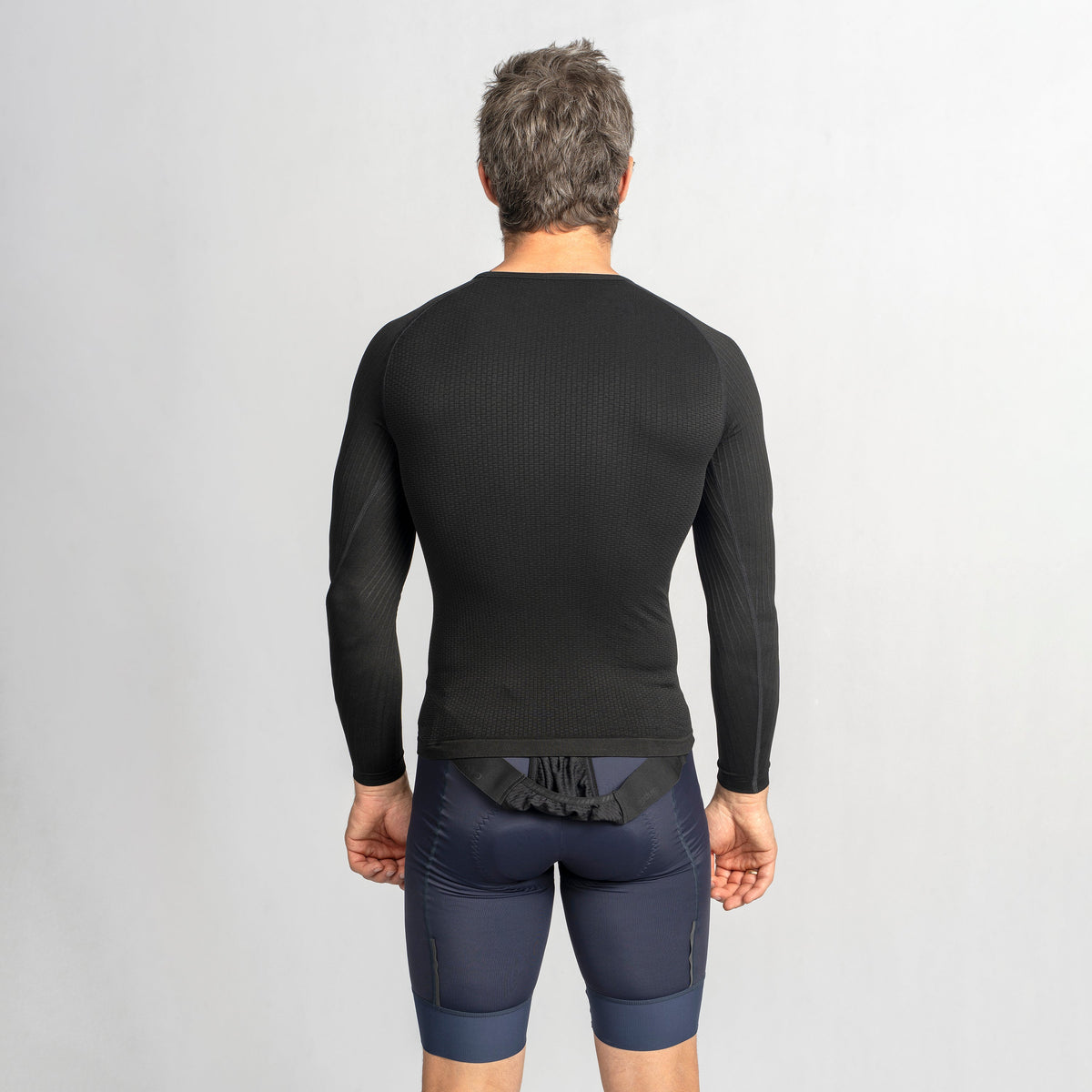 Maglia intima a maniche lunghe GRIPGRAB PACR SPRING AUTUMN SEAMLESS nera