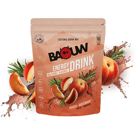 BAOUW ISOTONIC Bevanda energetica (585 g) Pesca Rosmarino