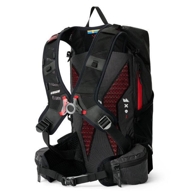 USWE ROLLTOP DAYPACK 18L Zaino nero