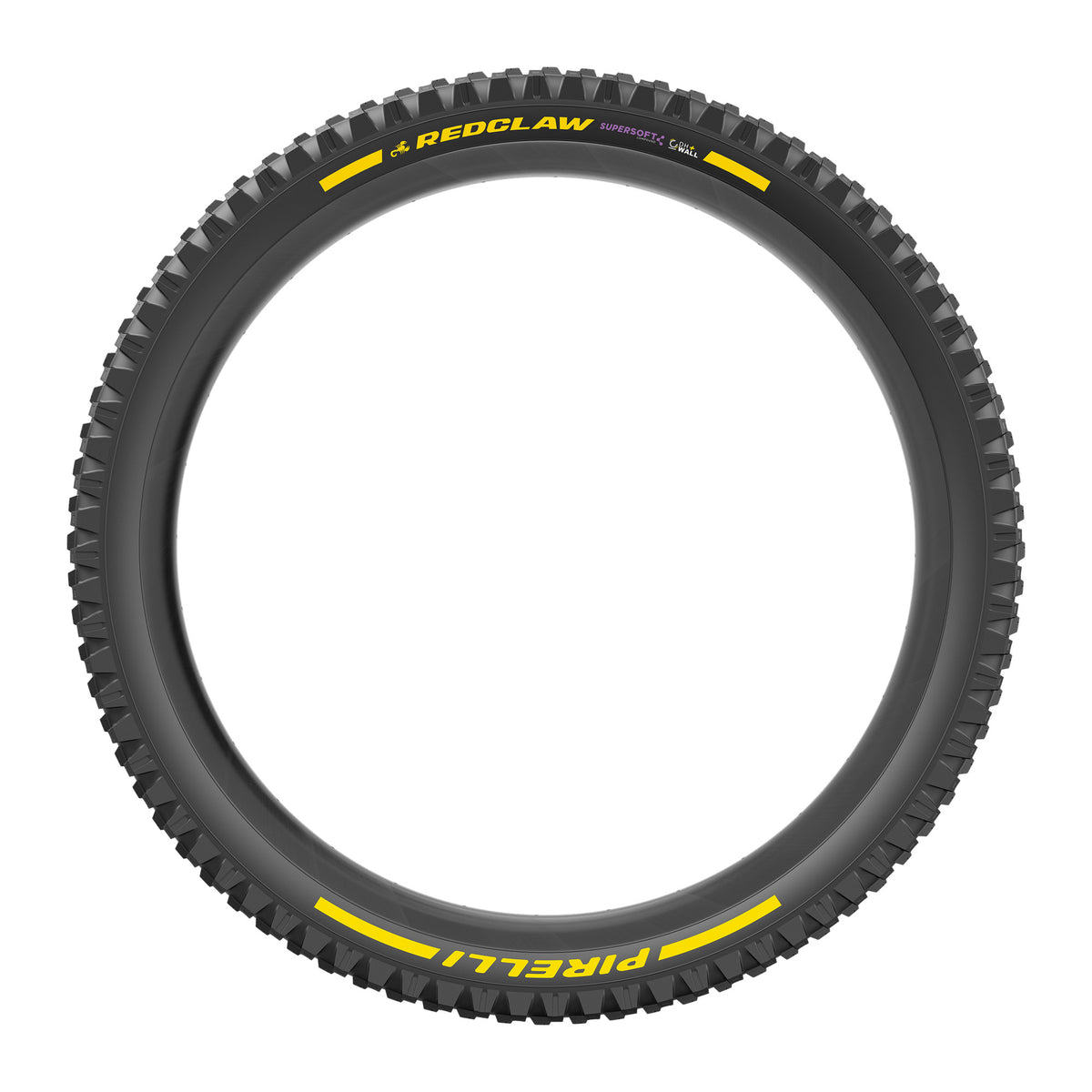 Pneumatico PIRELLI SCORPION RED CLAW 29x2.40 Supersoft DH+Wall Tubeless Ready pieghevole nero/giallo Team Edition