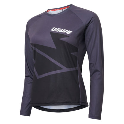 Maglia USWE BERG MTB Maniche Lunghe Donna Nero
