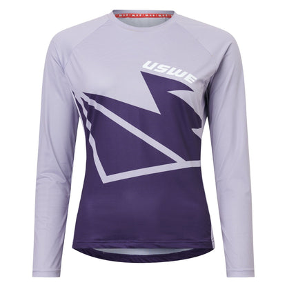 Maglia USWE BERG MTB Maniche Lunghe Donna Lavanda