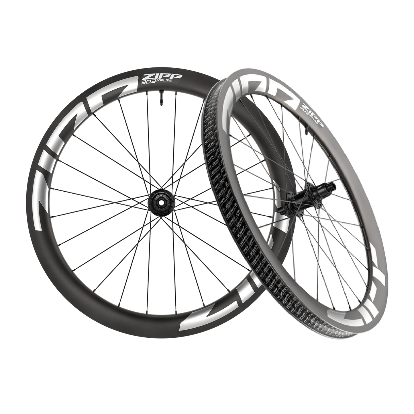 Coppia di ruote ZIPP 303 S XPLR Tubeless Ready (Center Lock) bianche