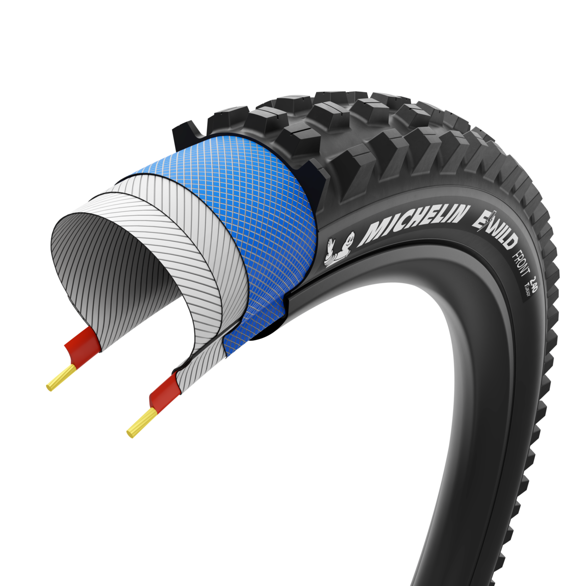 Pneumatico MICHELIN E-WILD FRONT 29x2.60 Tubeless Ready Soft Black