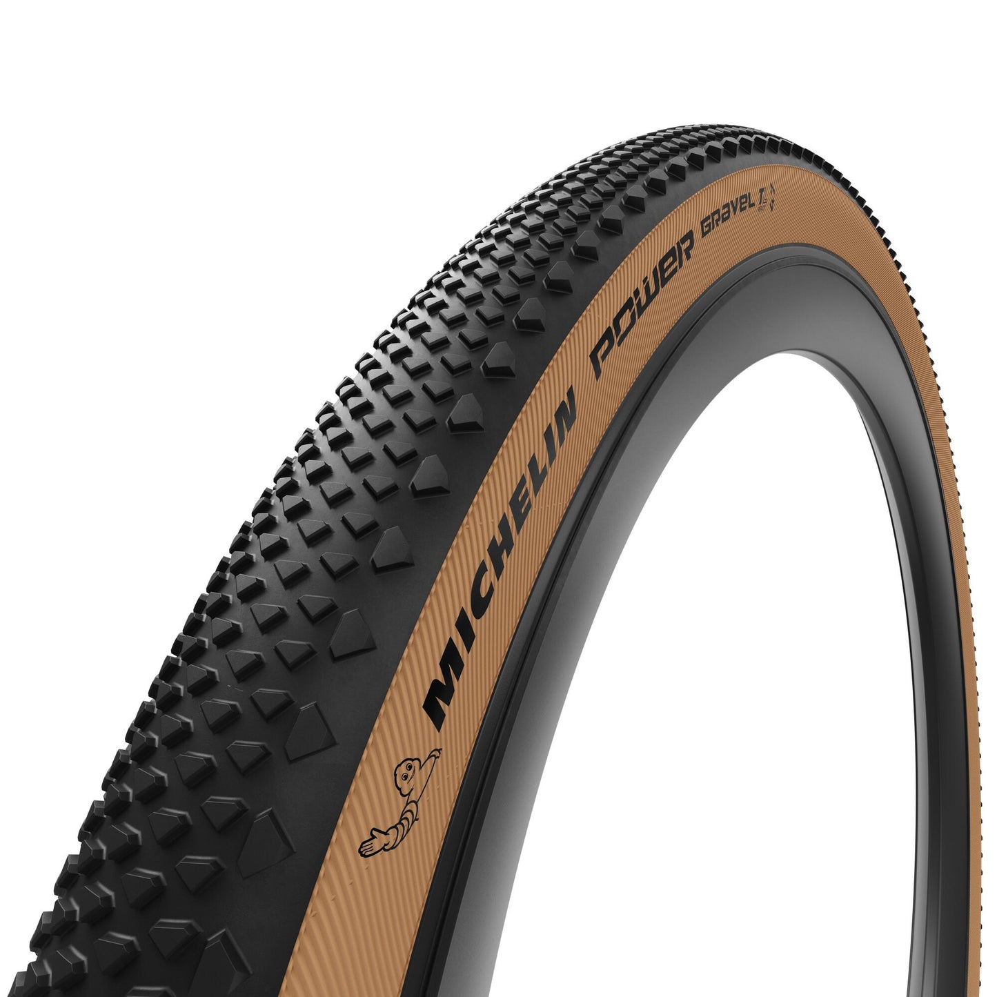 Pneumatico MICHELIN POWER GRAVEL Competition Line 700x57 Tubeless Ready Marrone
