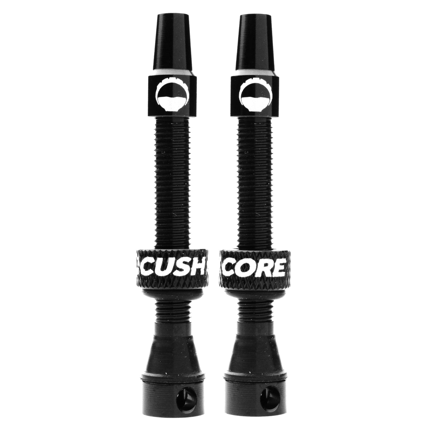 Coppia di valvole Tubeless CUSHCORE 44 mm Nere