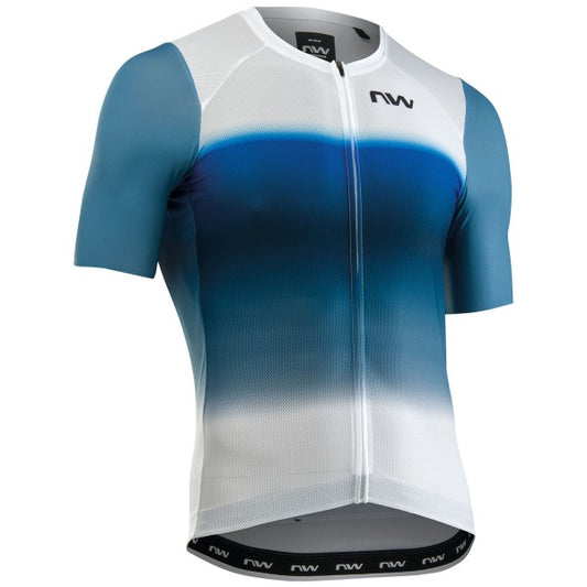 NORTHWAVE BLADE AIR Maglia a maniche corte Bianco/Blu