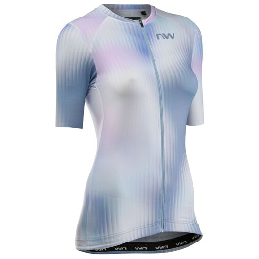Maglia a maniche corte NORTHWAVE BLADE Donna Rosa/Blu