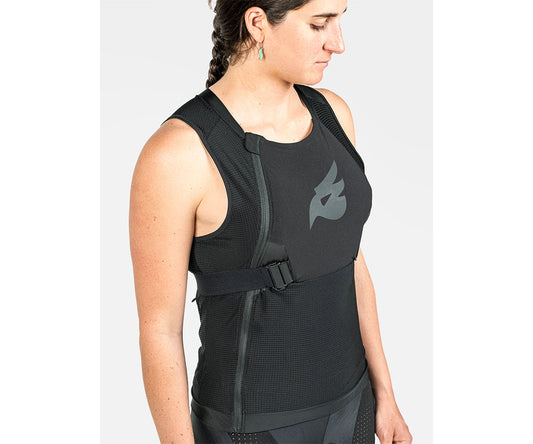Gilet protettivo BLUEGRASS ARTO senza maniche nero - vista frontale